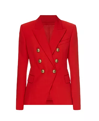 Red blazer